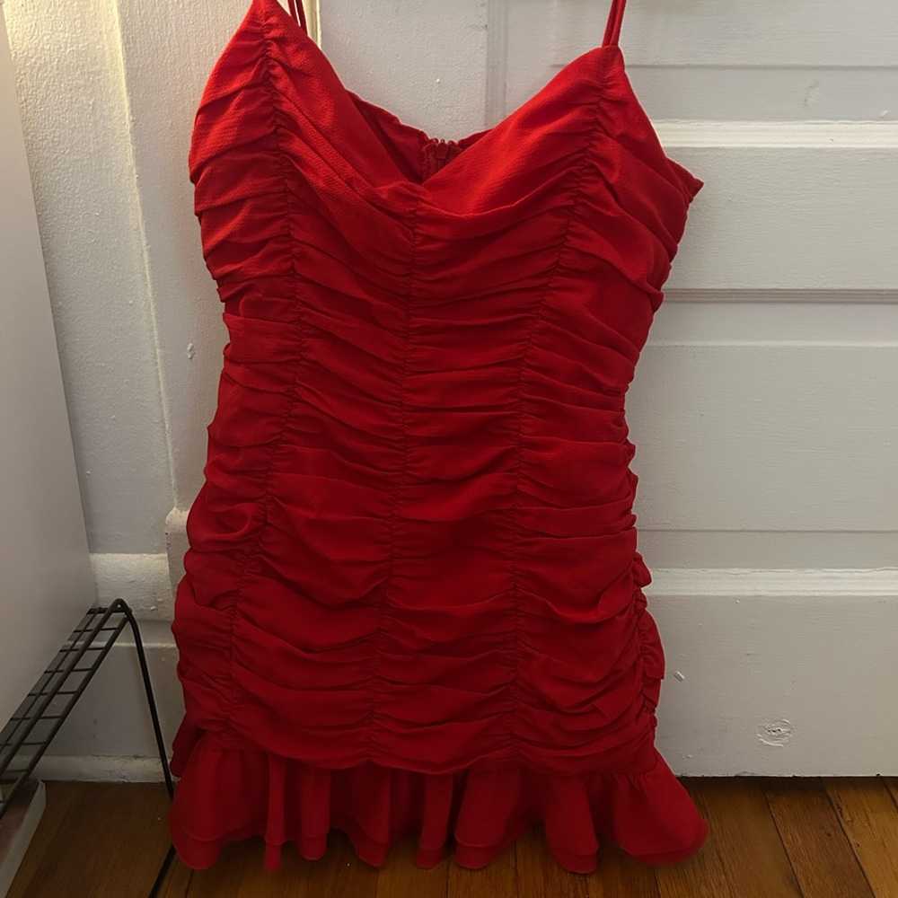 Red dress